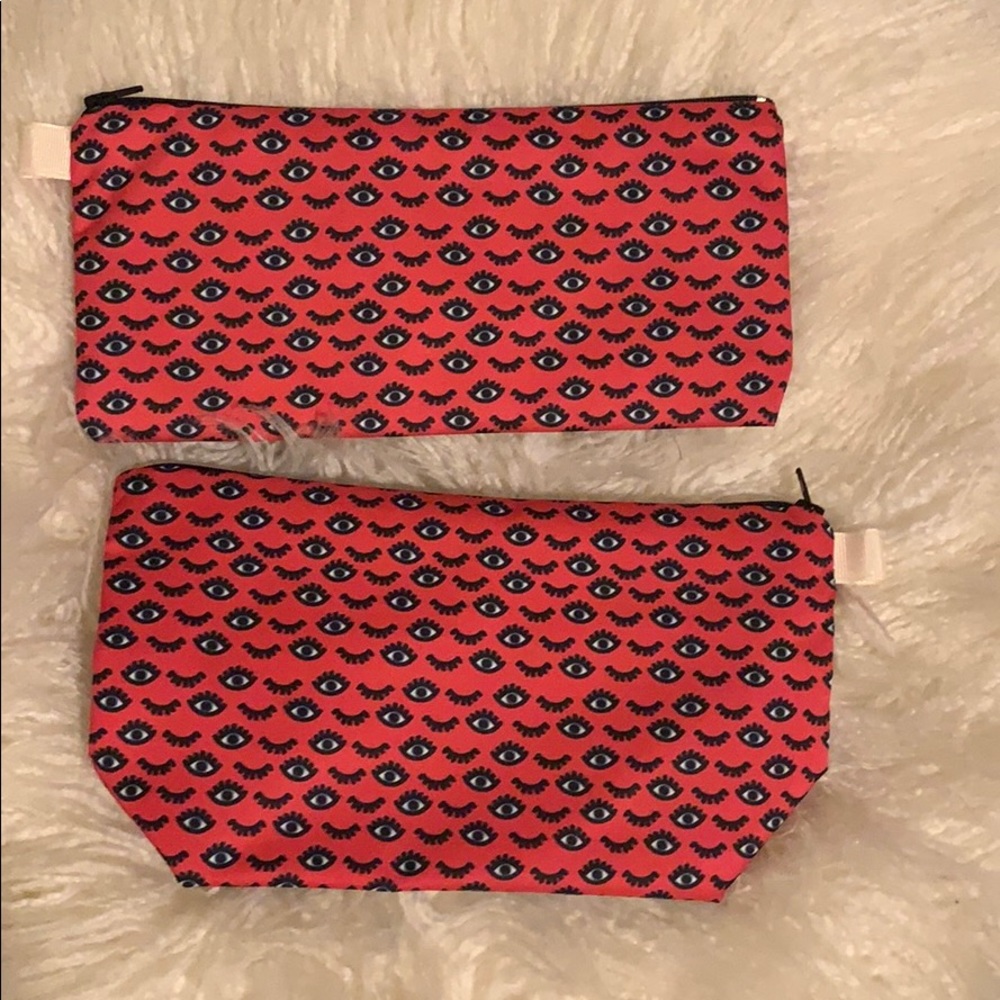 Set of 2 evil eye pouches